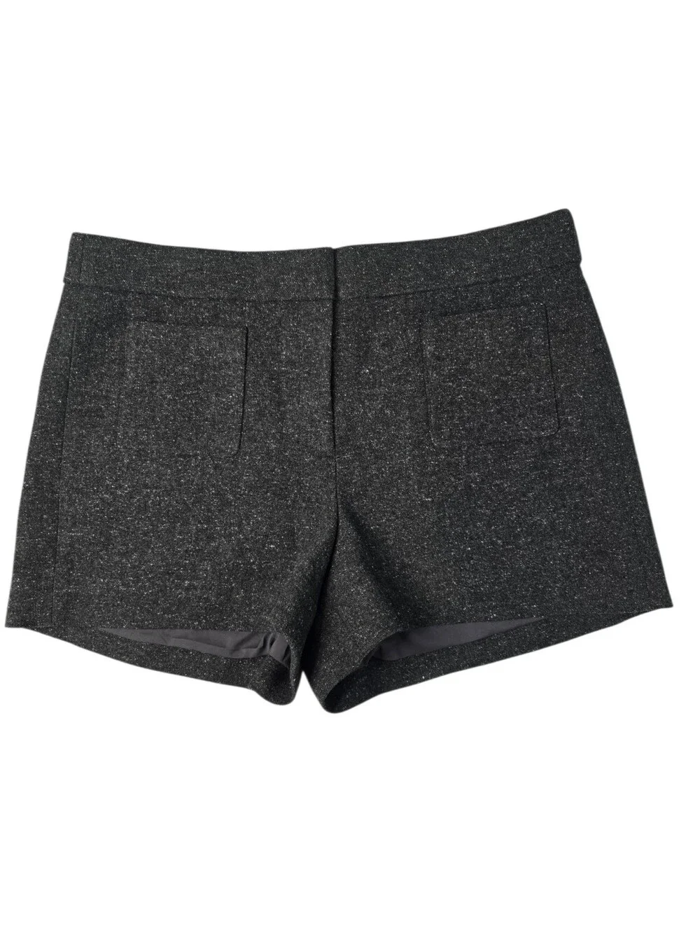 J.Crew Patch-pocket Winter Short in Donegal Wool Blend